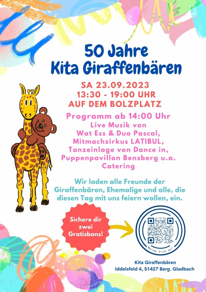 50 Jahre Kita Giraffenbären